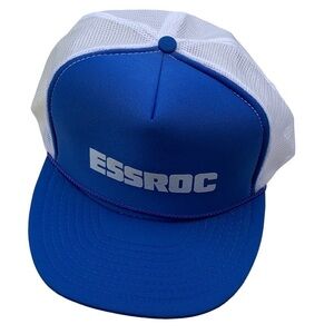 Vintage Essroc SnapBack Mesh Trucker Hat Nissin 80s 90s